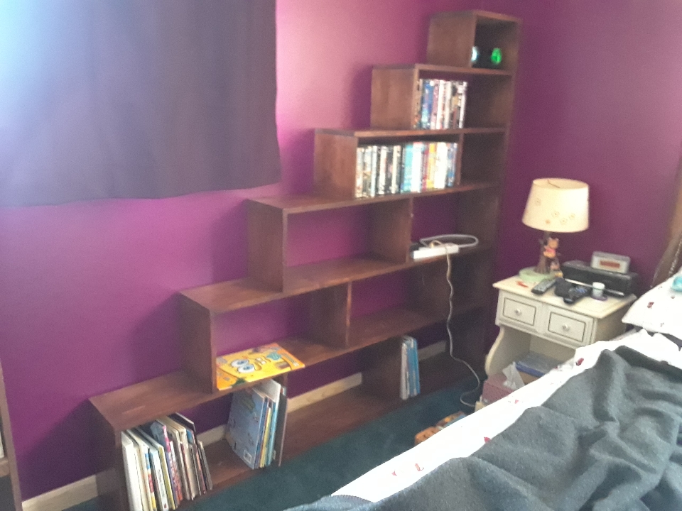 bookcase on wall 0320